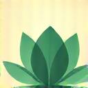 Icon representing tranquility and stress relief