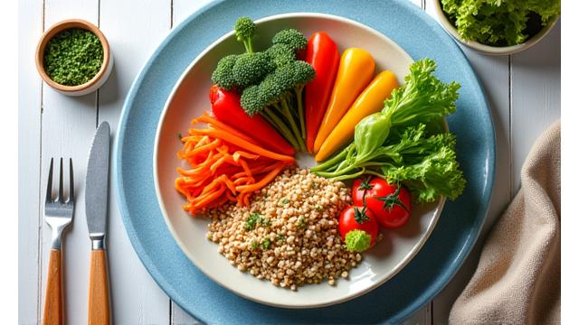 Healthy vibrant foods arranged for a nutrition interview thumbnail